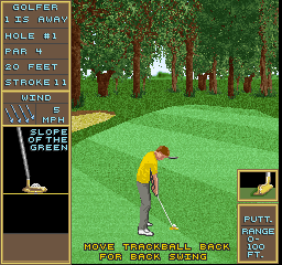 Golden Tee Golf II (Trackball, V2.2) Screenthot 2